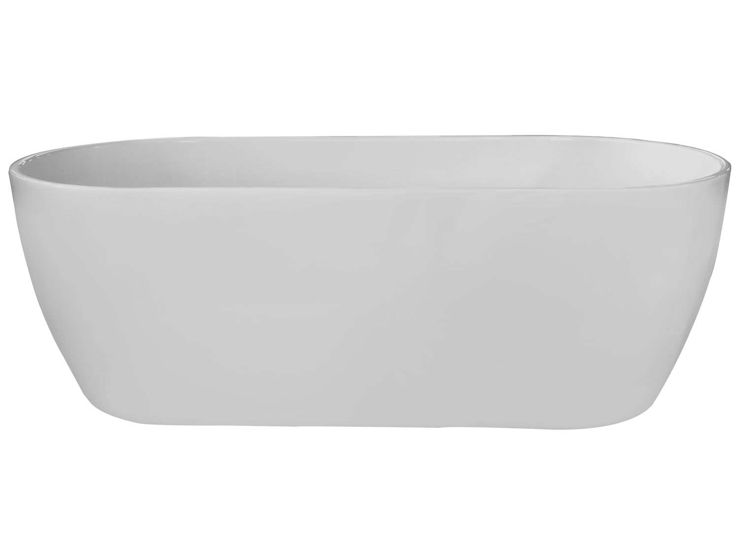 Orbit White Freestanding Bath Side