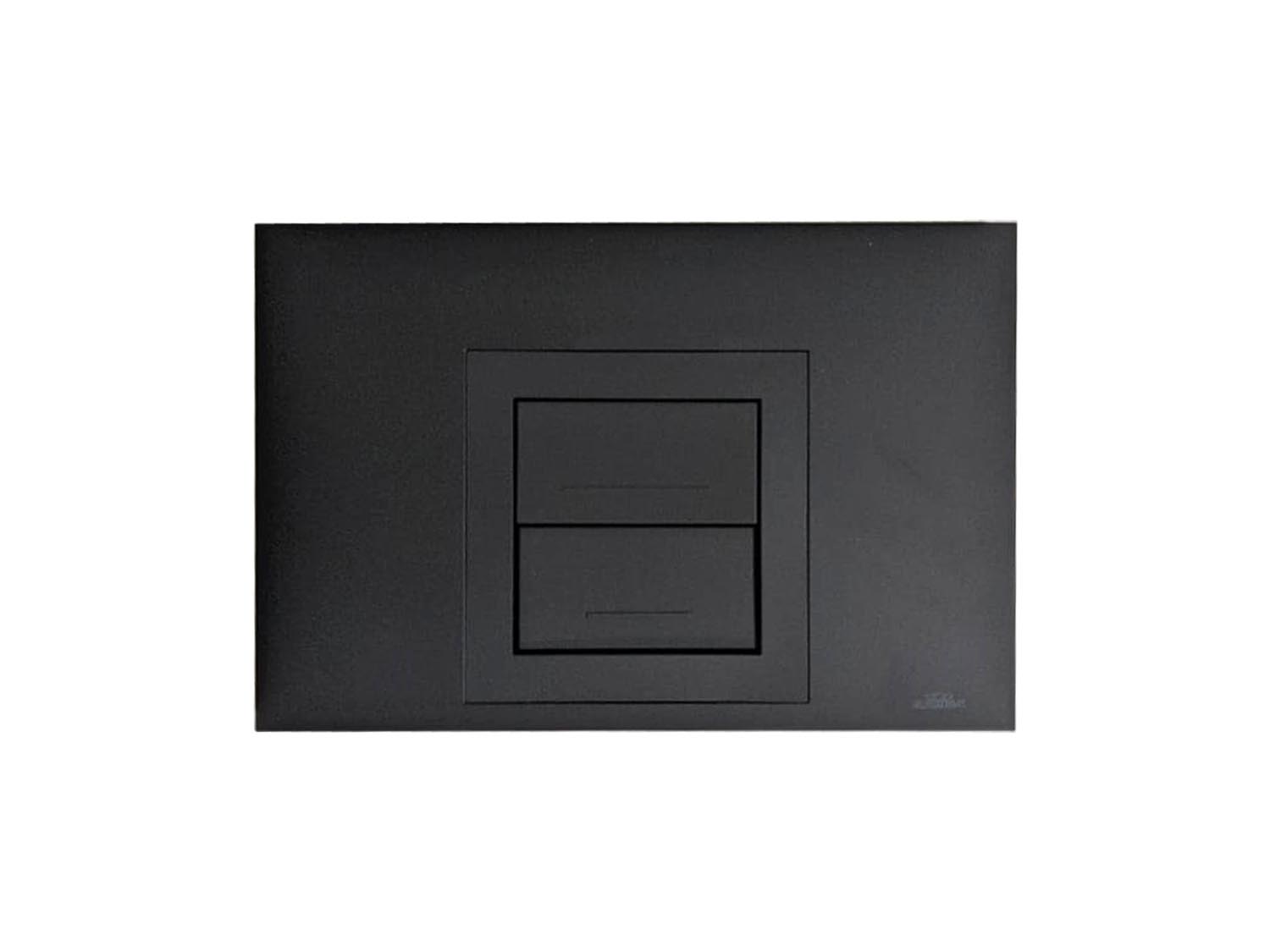 Kariba Aurea Actuator Flush Plate Black
