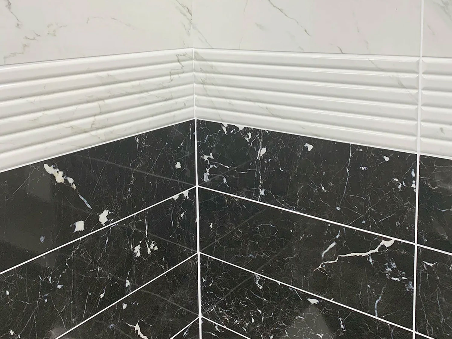 Carrara Negro Ceramic Wall Tile