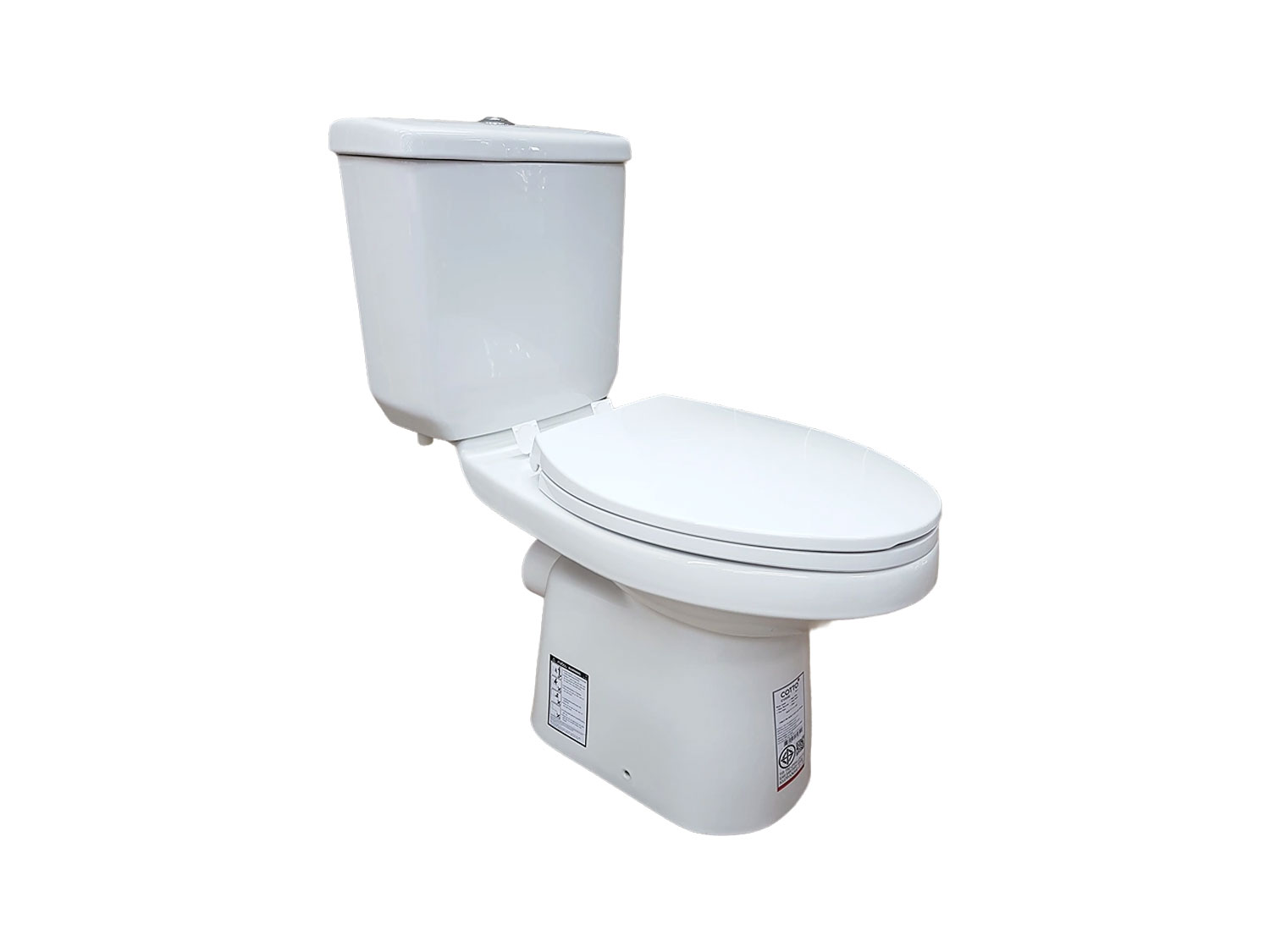 COTTO Sella-P  White Toilet Suite Angle View