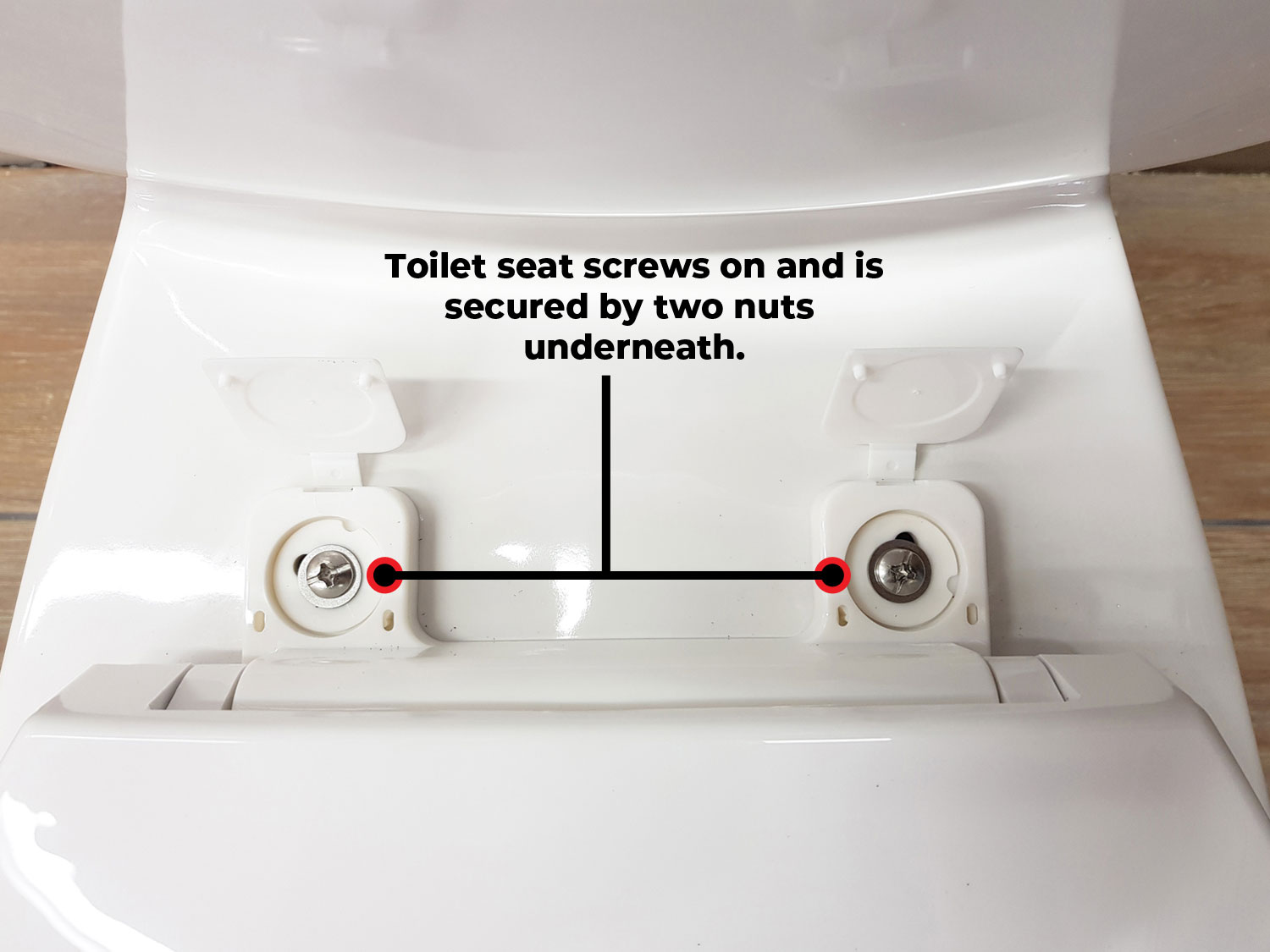 COTTO Sella-P  White Toilet Suite seat bolts