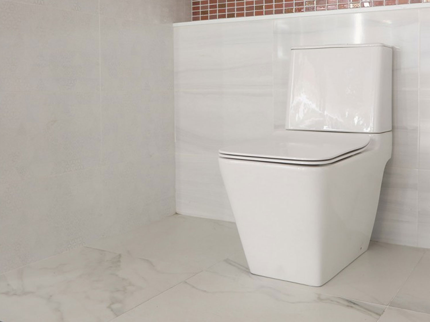 COTTO Simply Modish White Dual Top Flush Toilet Suite