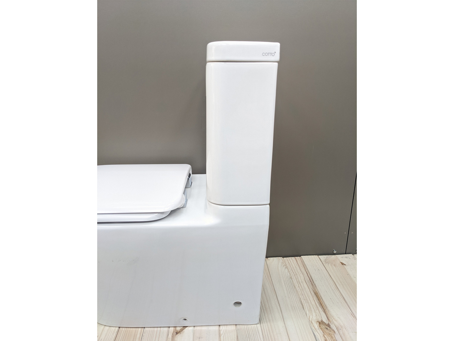 COTTO Space SLT II White Dual Top Flush Toilet Suite
