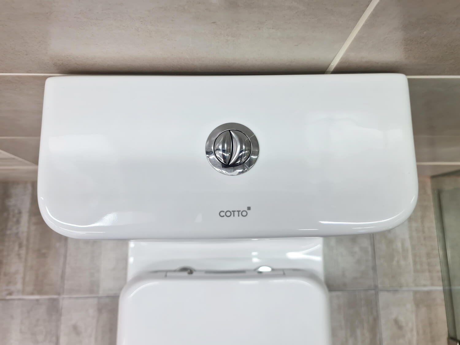 COTTO Space 4 Toilet Suite Top Cistern and Button