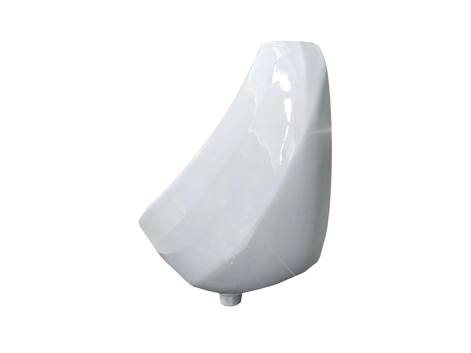 COTTO Venus White Wall Hung Urinal Side View