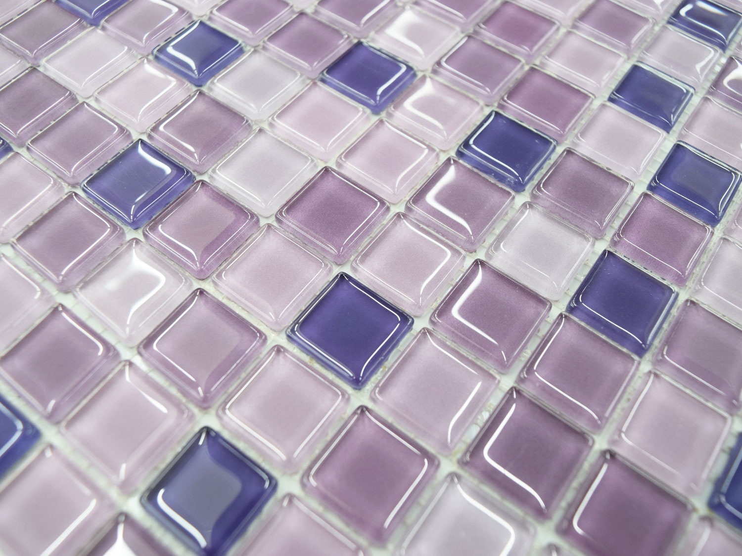 Crystal Lilac Glass Mosaic