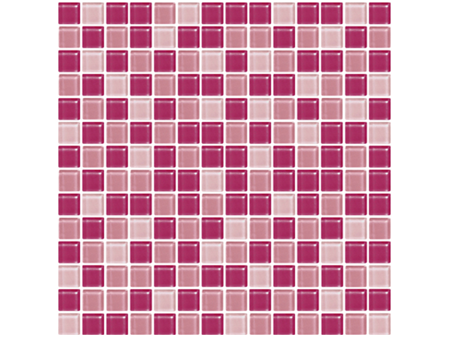 Crystal Pink Glass Mosaic 