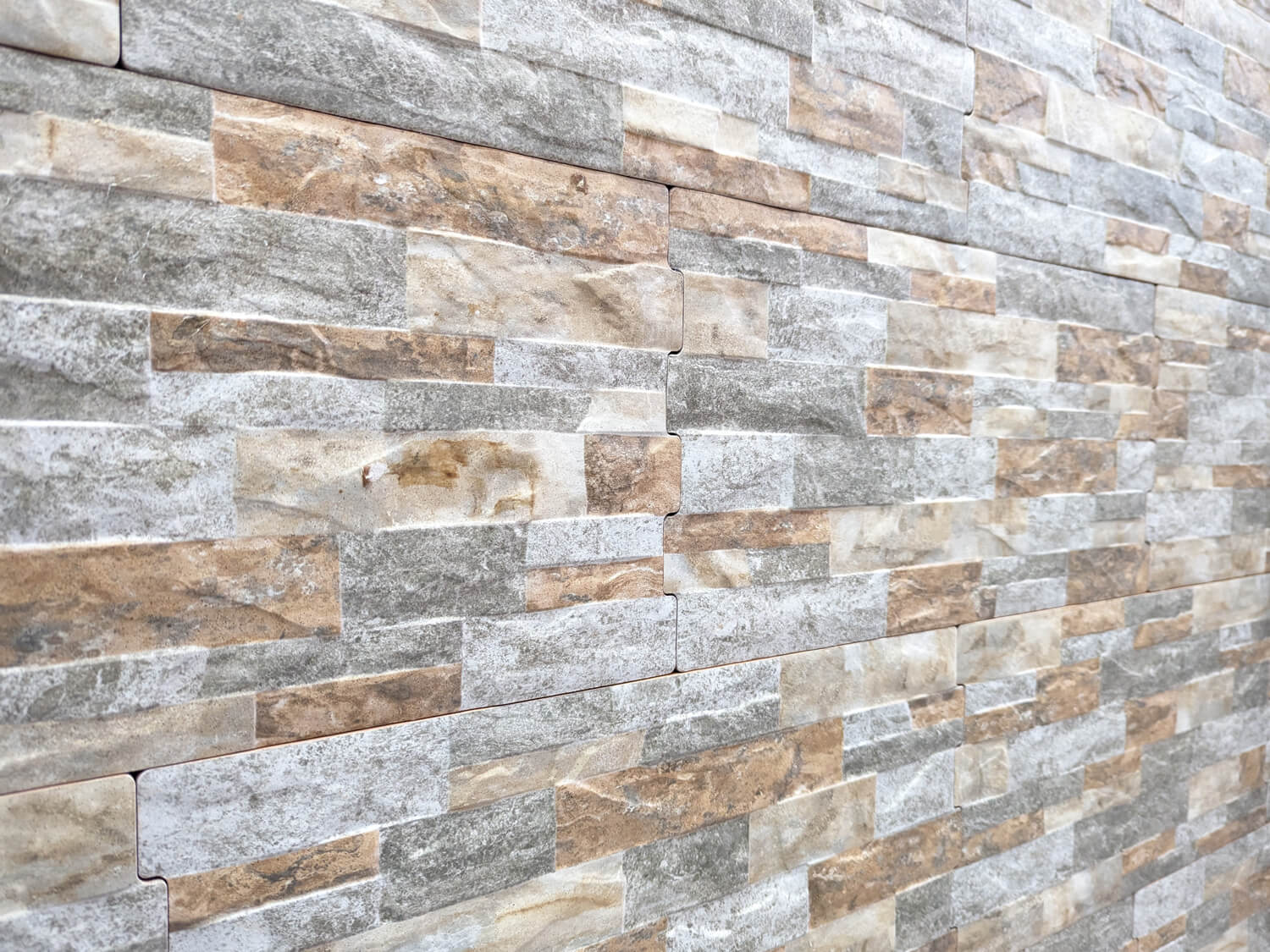 Cuenca Stone Ceramic Wall Tile Side View