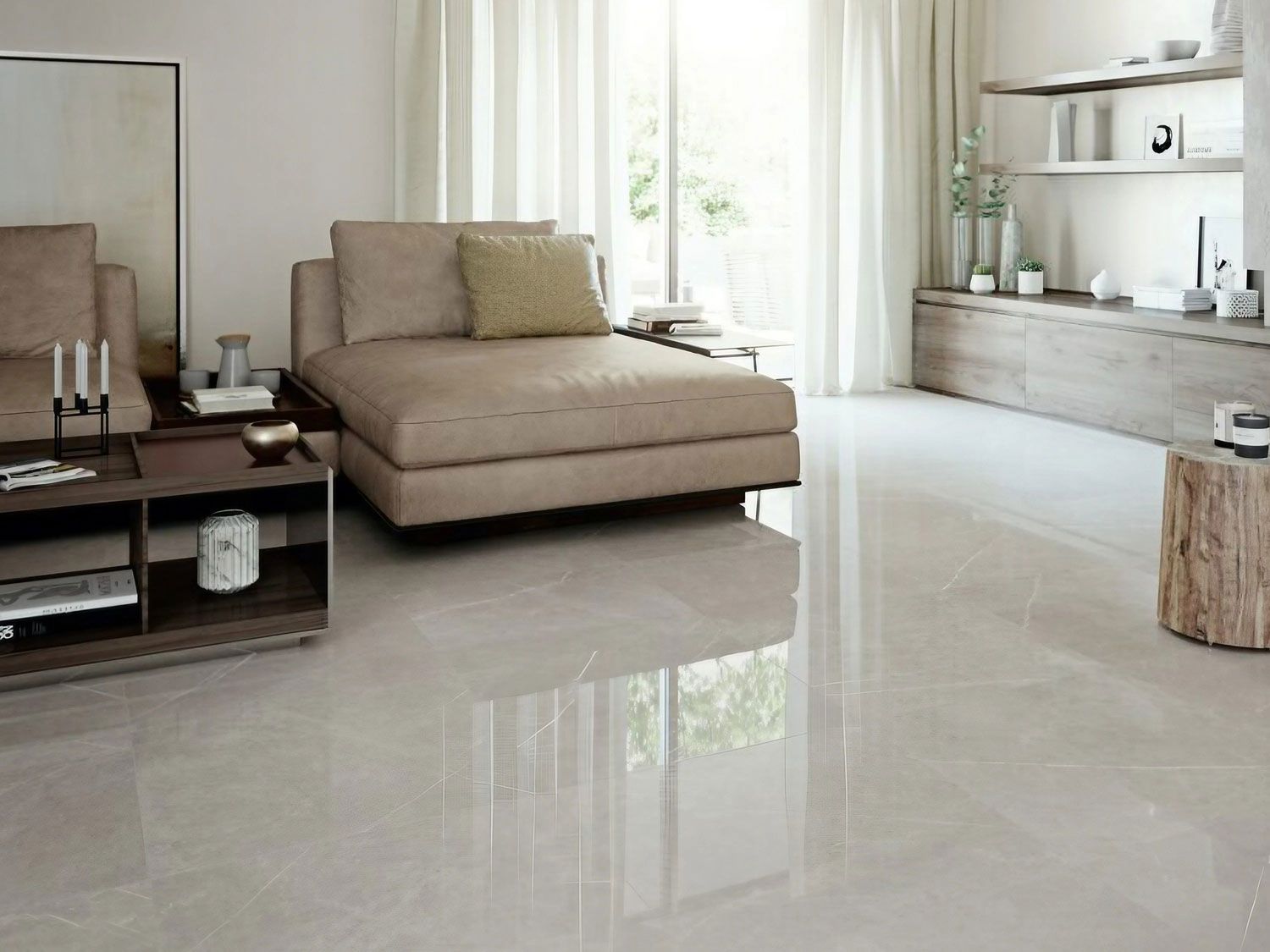 CTM Kenya - Messina Polished Porcelain Floor Tile - 600 X 1200mm