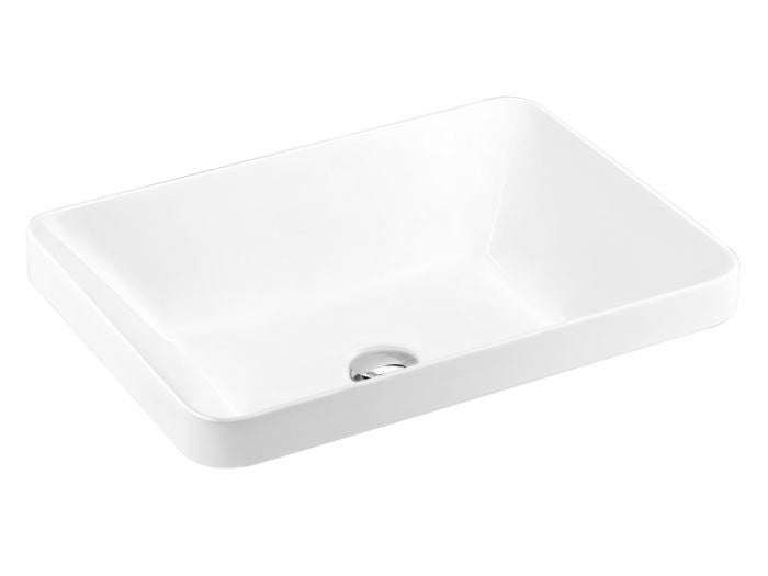 COTTO Simply Modish White Drop-In Basin - 550 x 400 x 180mm