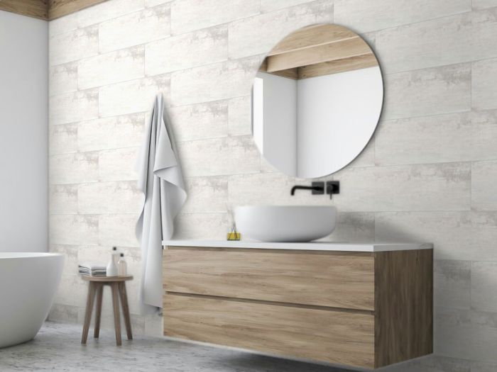 Swing Grey Ceramic Wall Tile - 250 x 750mm