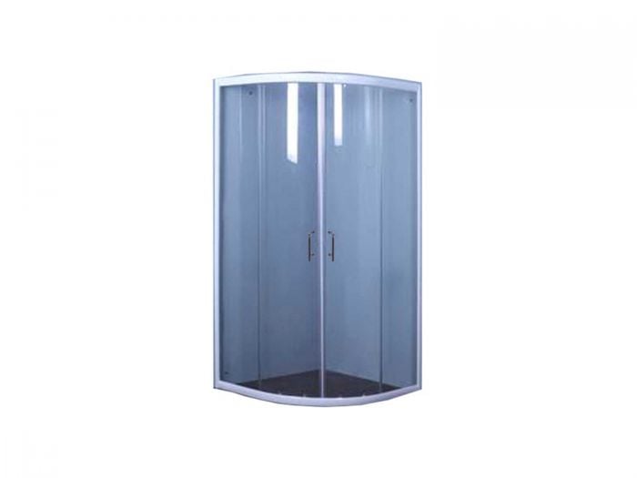 Shower Enclosure Quadrant White Frame - 900 x 900 x 1850mm