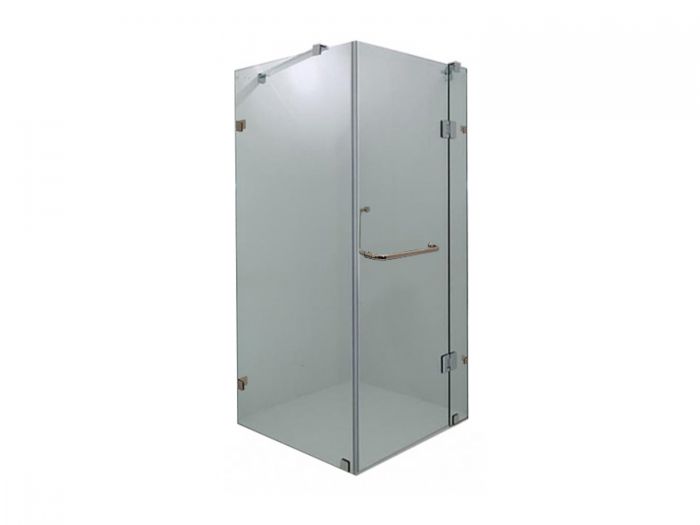 Shower Enclosure Square Semi Frameless - 900 x 900 x 1900mm