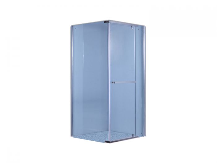 Shower Enclosure Square White Frame - 900 x 900 x 1850mm