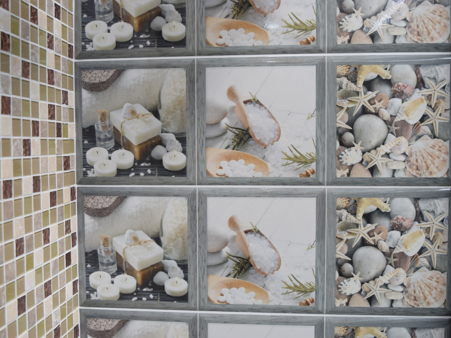 Viena Bath Ceramic Decor Wall Tile - 200 x 600mm