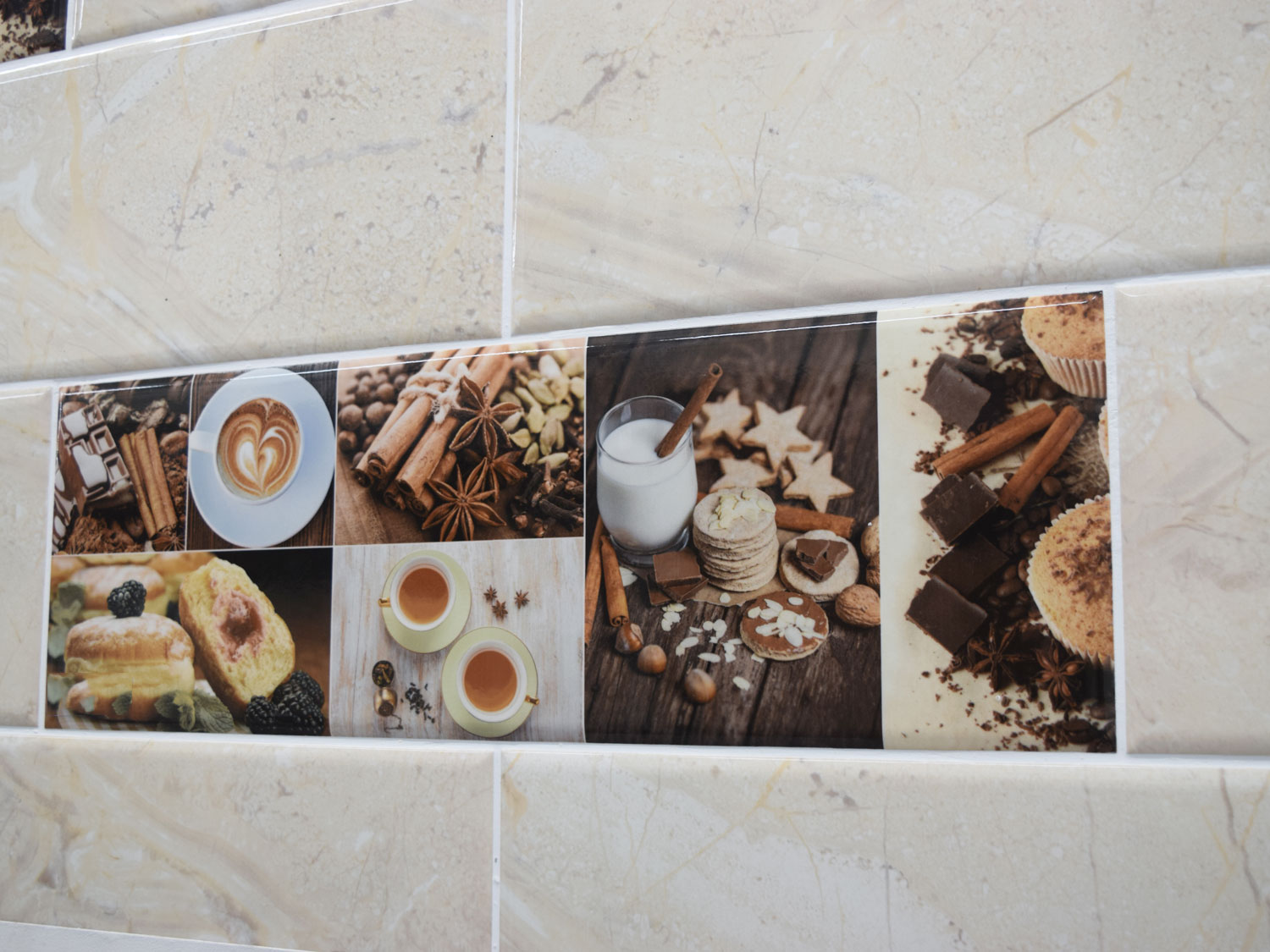 Viena Kitchen Ceramic Decor Wall Tile - 200 x 600mm