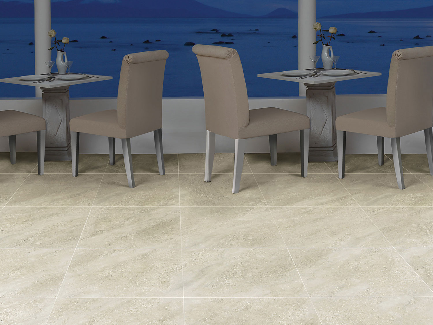 Serena Sand Lappato Glazed Porcelain Floor Tile - 600 x 600mm