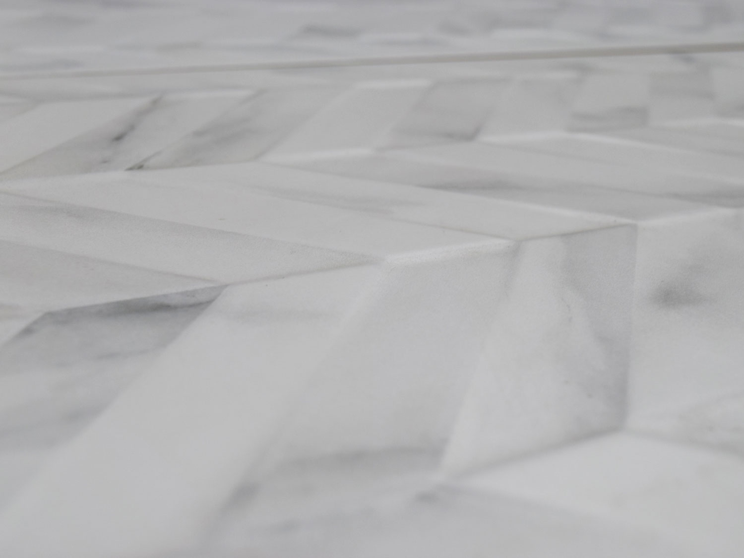 Duomo EP Blanco White Wall Decor Tile - 333 x 1000mm