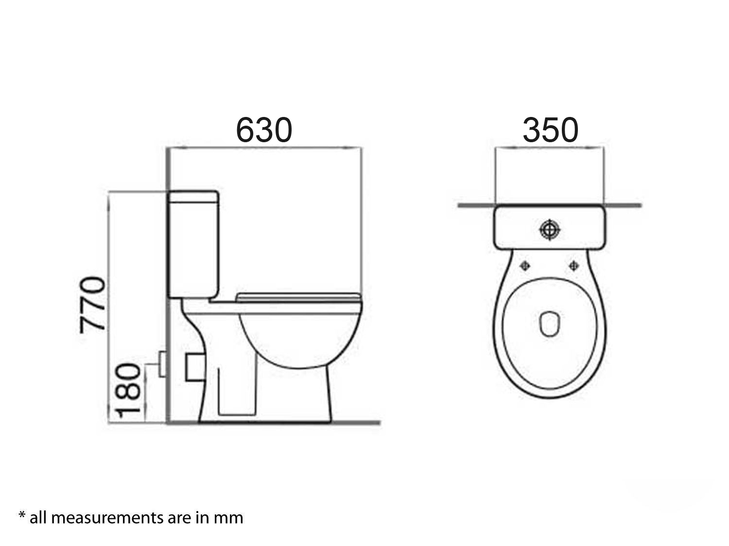 Ekos Alpha White Toilet Suite Tech Data
