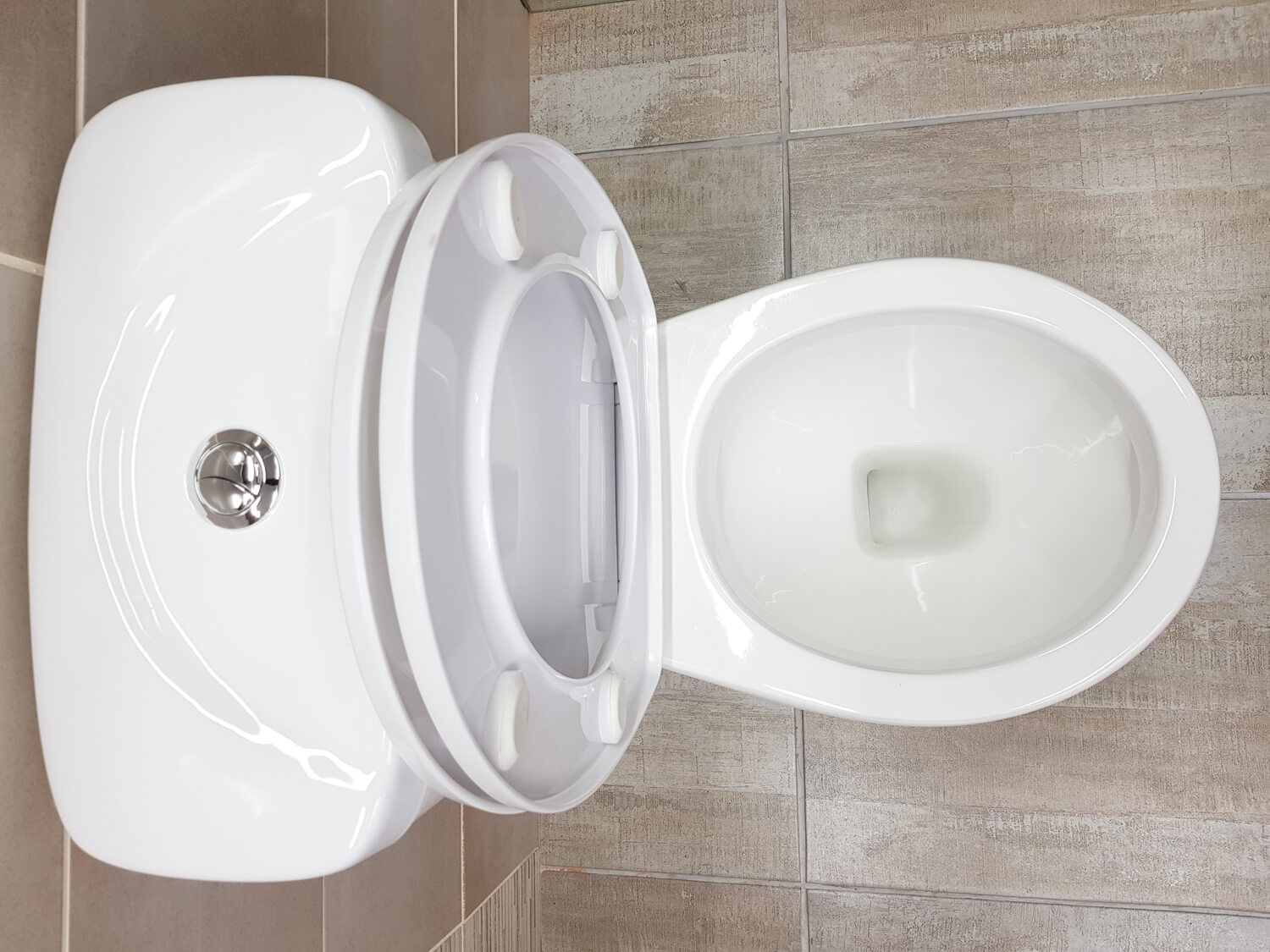 EKOS Georgia White Dual Top Flush Toilet Suite