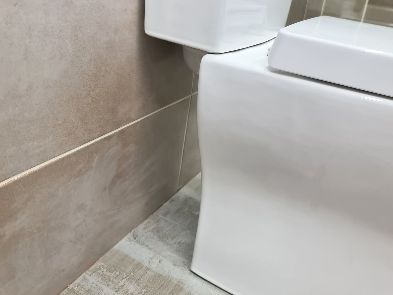 EKOS Nevada White Dual Top Flush Toilet Suite Gap