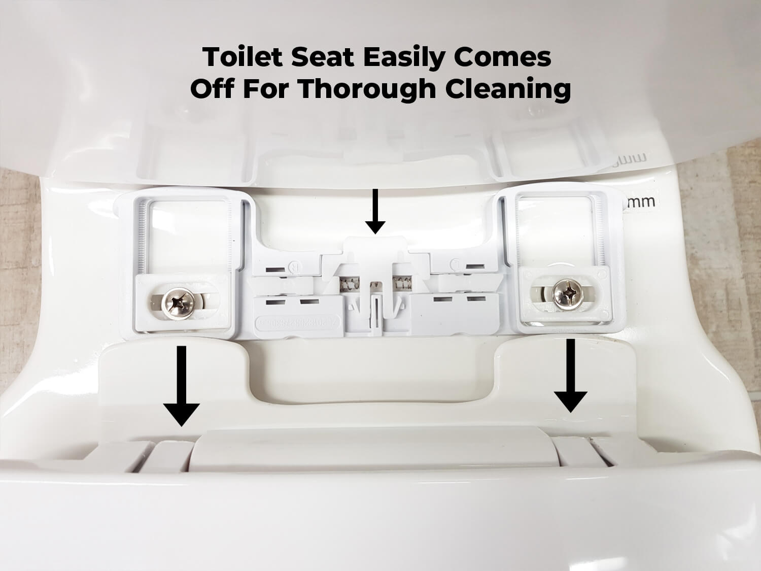 EKOS Boston White Dual Top Flush Toilet Suite Soft Close Seat