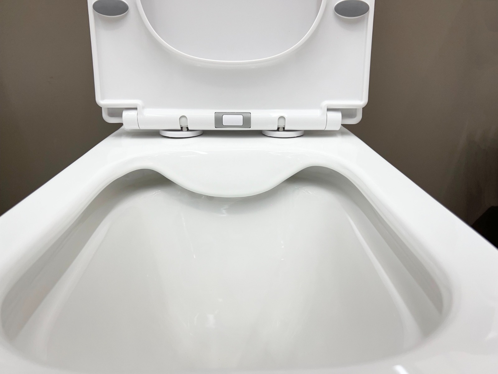 Ekos White Silk Close Couple P-Trap Toilet Open Pan