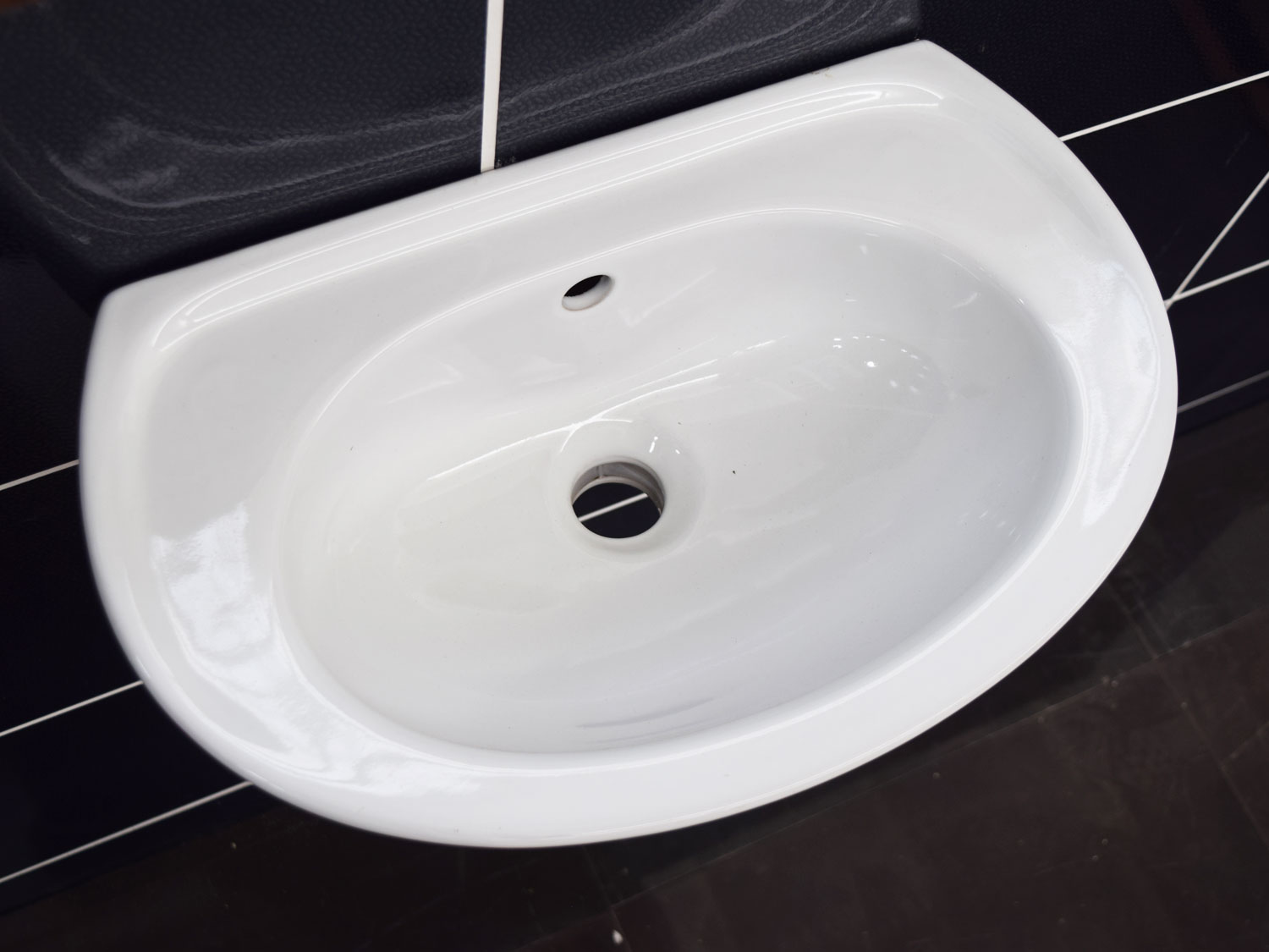 Flair White Wall Mounted Cloakroom Basin