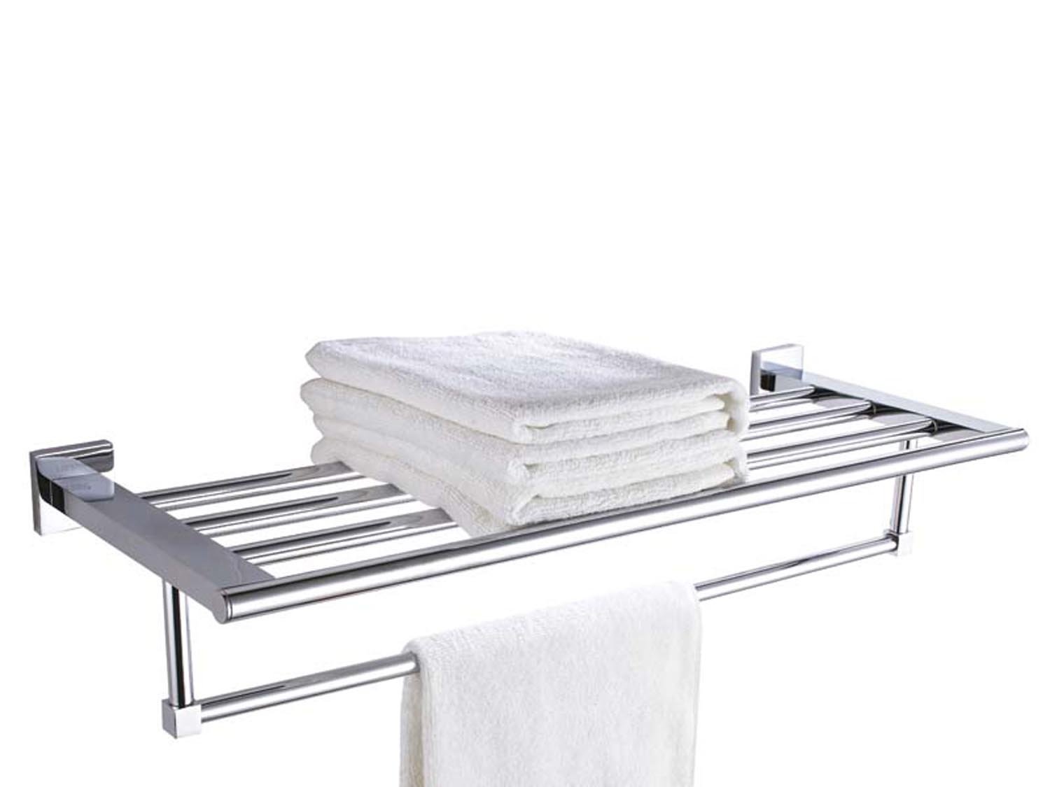 Gina Chrome Towel Shelf