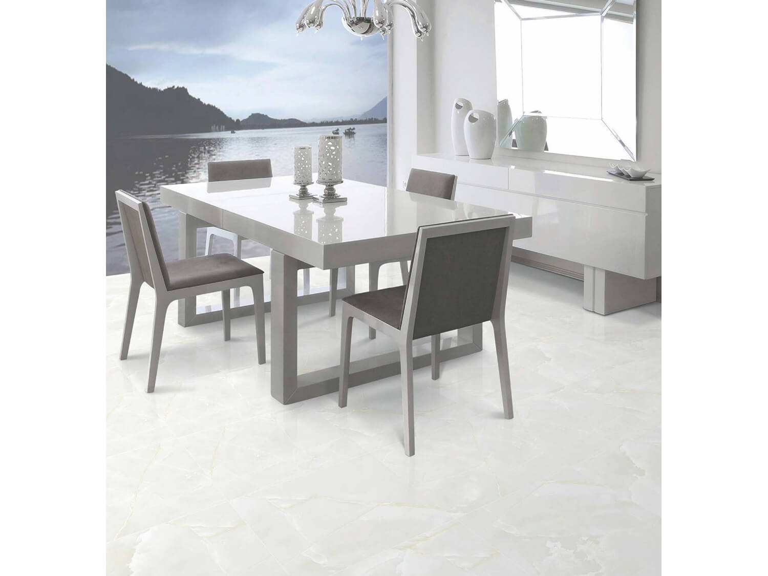 Pearl Onyx Porcelain Floor Tile