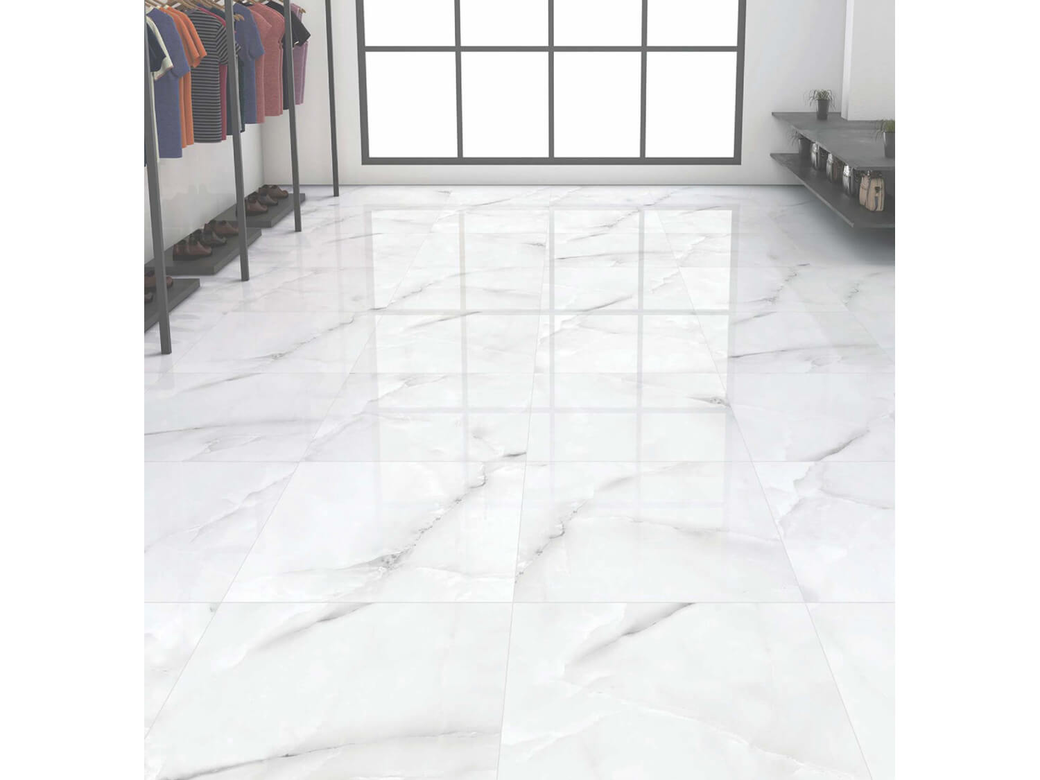 Vanilla Grey Onyx Porcelain Floor Tile