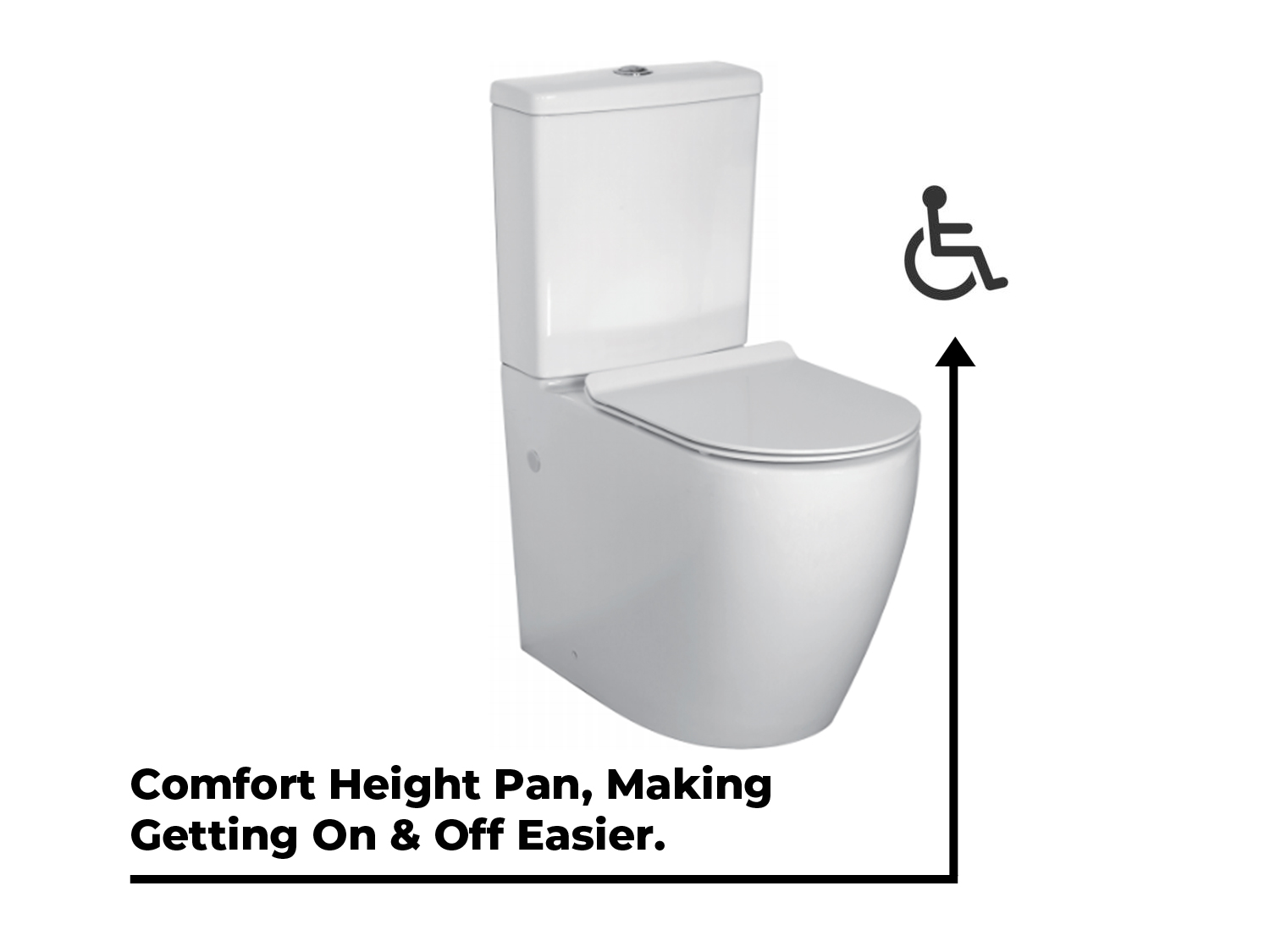 Comfort Raised Height Toilet