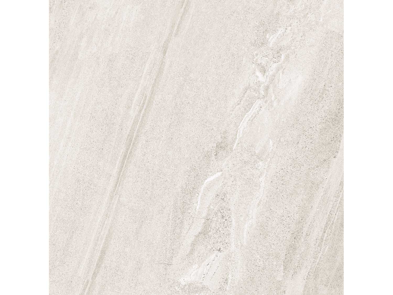 Waterfall White Matt Porcelain Floor Tile - 600X600mm